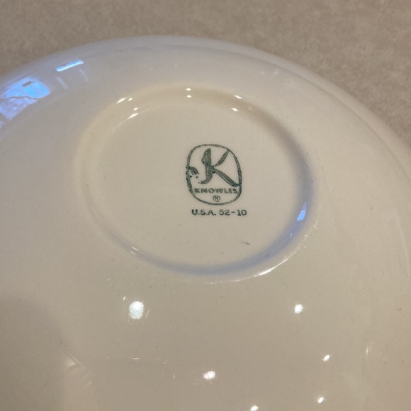 4 salad bowls, Knowles (Edwin) Regency pattern. - Picture 3 of 5